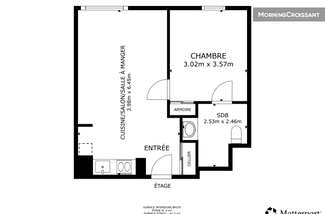 T2 neuf avec services