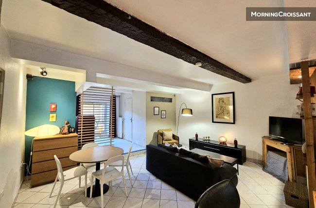 Apt 1 chambre, terrasse et garage