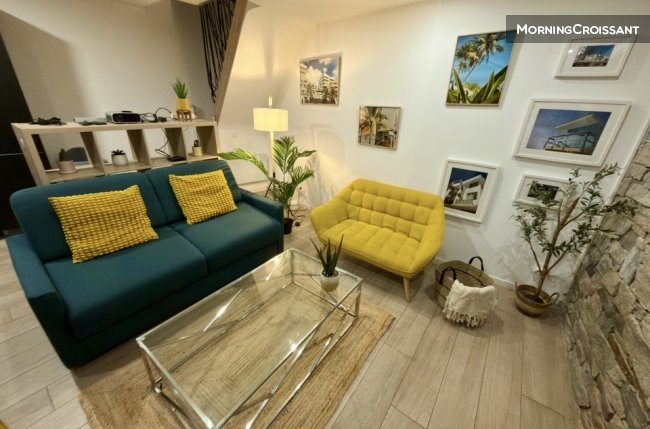 T3 duplex meublé  proche Lyon
