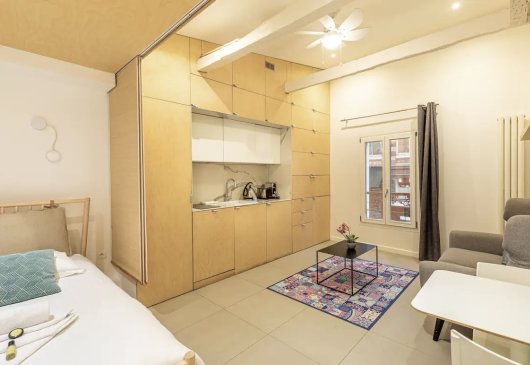 Studio duplex optimisé à Charonne