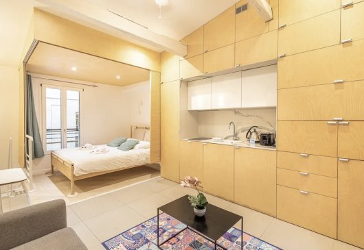 Studio duplex optimisé à Charonne