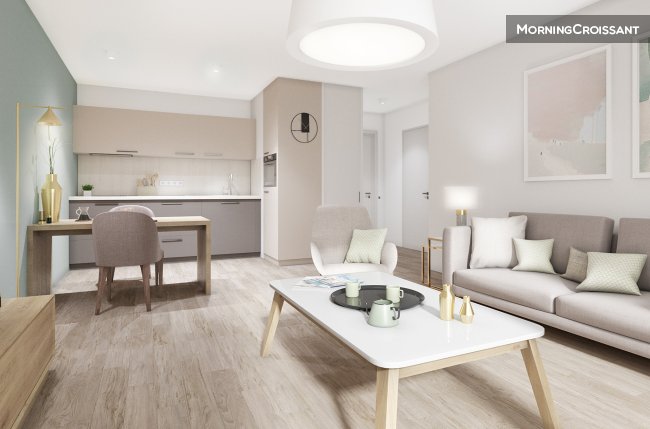 Appartement T2 meublé tout équipé