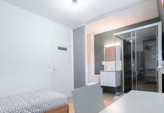 Proche Edhec, douche et wc privatif