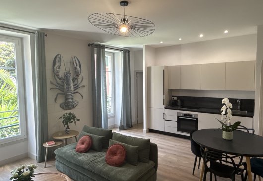 F2 neuf meublé 50m2 Prom Paillon