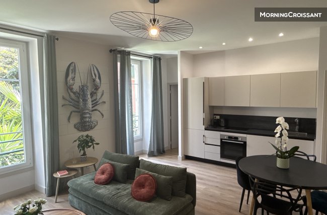 F2 neuf meublé 50m2 Prom Paillon