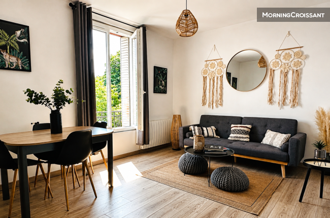 Grand appartement, 15 mn de Paris
