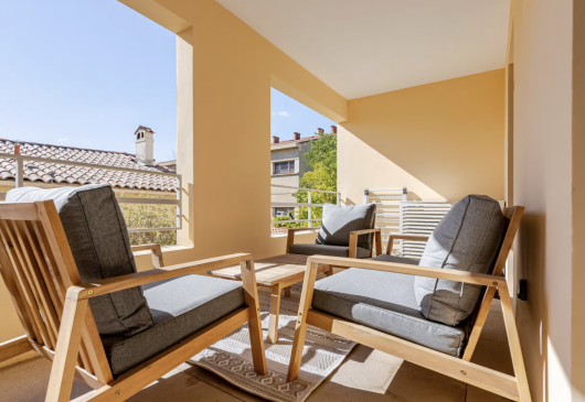 Élégant 1 chambre avec terrasse