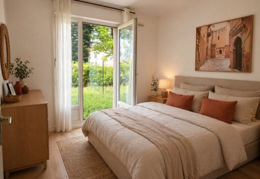 T3 tout confort avec jardin privati