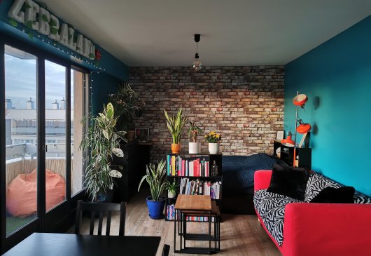 Studio lumineux 32m² Paris 20