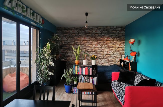 Studio lumineux 32m² Paris 20