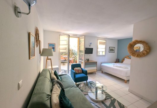 Studio Vieux Nice, terrasse, pkg