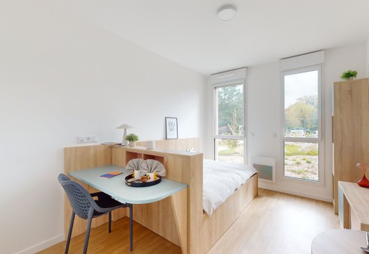 Studio meublé en résidence 17m²