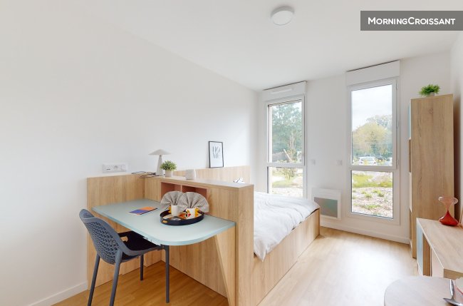 Studio meublé en résidence 17m²