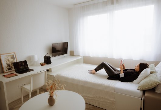Studio meublé en résidence 21m²