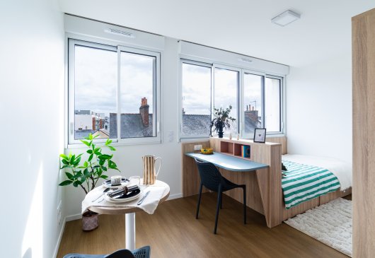 Studio meublé en résidence 19m²
