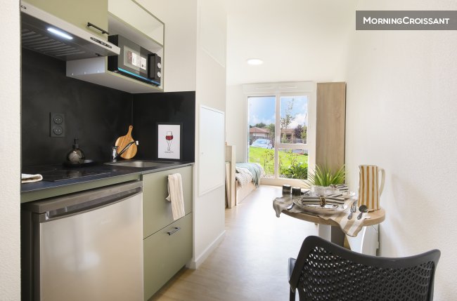 Studio meublé de 19m²